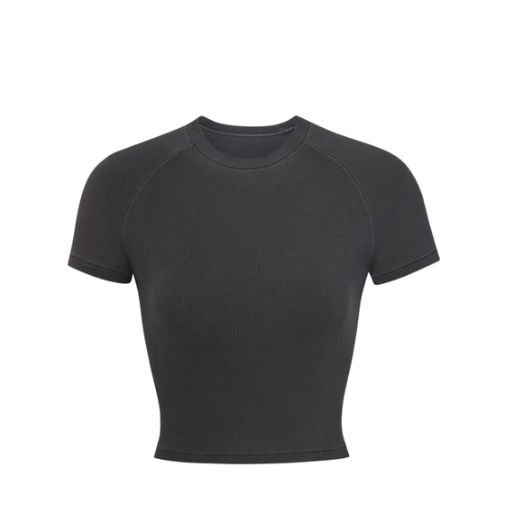 SKIMS Tops - SKIMS VINTAGE CROPPED RAGLAN T-SHIRT